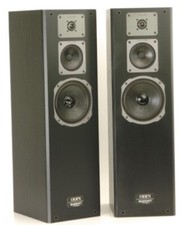 Quadral Odin Standlautsprecher Bass-Reflex Passiv 3-Wege 2 Stück mit Blenden