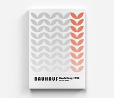 Bauhaus Abstract Leinwandbild