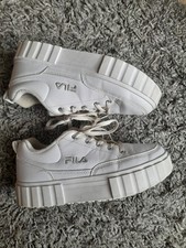 FILA;SNEAKER;WEIß;KUNSTLEDER;PLATEAU;GR38,5;TOLL!!!