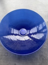 Deko-Glas-Schale in blau | 42