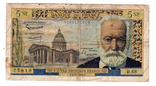Frankreich billet francs - frankreich,