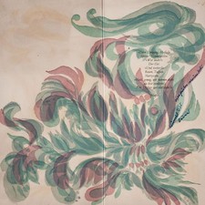 Rainer Herold Neujahrsgrafik Blumen Ostdeutsche Kunst signiert Lithographie 20 J