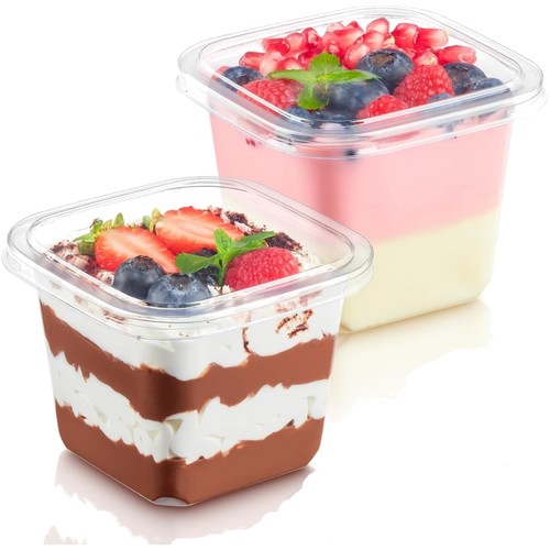 Plastik dessertbecher 360ml - plastik,