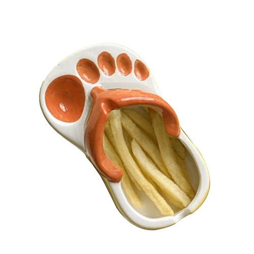 (Orange)Keramik-Pommes-Frites-