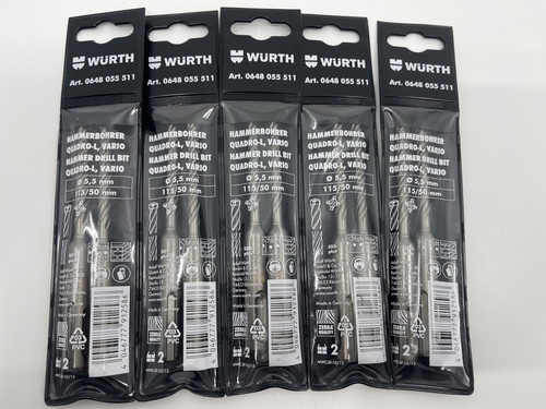10x würth 0648075511 sds plus - sds,
