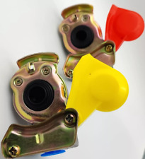 Kupplung skopf rot,gelb M22-Set mit Ventil Für LKW Zugmaschine Traktor-Druckluft