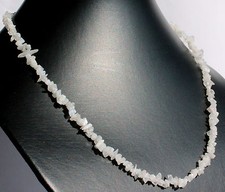 Edelstein Splitter Kette splitterketten ca.48-50cm lang mit Karabiner verschluss