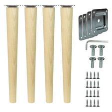 ✅ 4x Holzfüße Buche