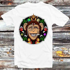 Psychedelic Monkey Stoner Weed Joint Magic Mushroom T-Shirt B867
