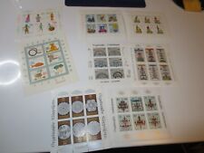 Sammlung der 8 DDR Kleinbogen