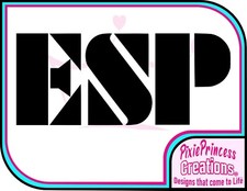 ESP Gitarre Bass Logo A Vinyl
