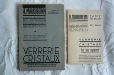 KATALOG MUSTERBUCH GLAS VERRERIE CRISTAUX *MARKHBEINN*Edit.180 Paris 1937/dnD95