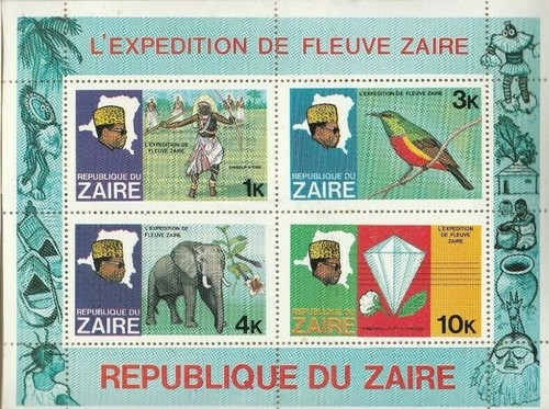 Block zaire flussexpedition - ,