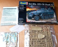Revell #03197 1/72 WWII Sd.Kfz. 251/16 Ausf.C Teile Komplett Bauanleitung  fehlt