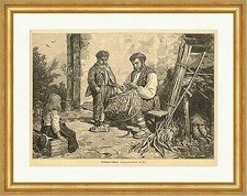 Korbflechter in Spanien