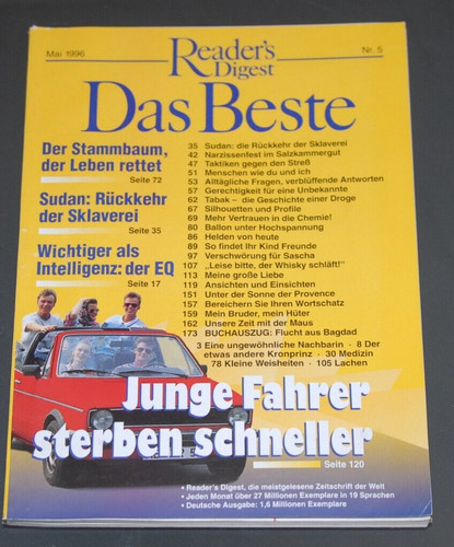 Monatsheft das beste aus - beste,