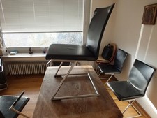 SCHOLTISSEK ZETT - Mangelhafter, edler Designer Freischwinger Stuhl 