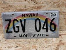NUMMERNSCHILD USA  HAWAII -