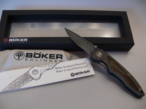 Böker messer leopard damast - messer, leopard-damast