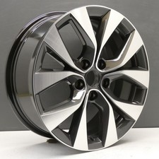 RENAULT CAPTUR DIAMANTSCHLIFF GRAU 17 ZOLL ALUFELGE FELGE OEM 2111R 9043R ORIGINAL X1