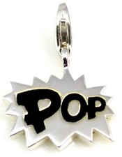 Thomas Sabo POP Charm Anhänger Bettelanhänger Silber925 Bettelarmband Schwarz