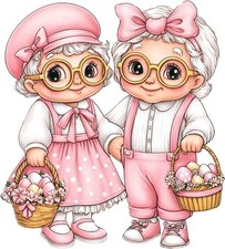 Bunte Ostern Paar Wandbilder