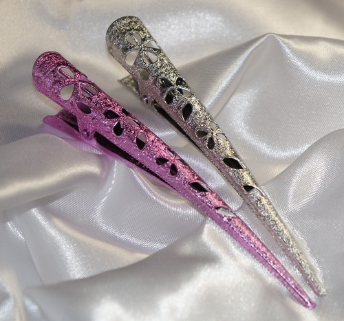 Haarspange beakclip silber - beakclip,
