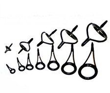 Ruten ringe, Laufringe mit Einlage aus Titanium, sic, Ver. Größe zur Auswahl,Neu