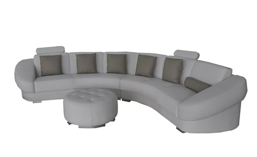 Rund form sofa couch polster - rund,