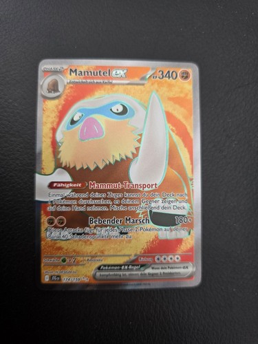 Pokemon karte mamutel - karte, mamutel-ex