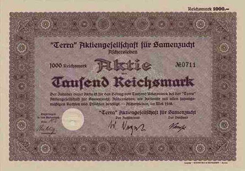 Terra für samenzucht 1938 - terra,