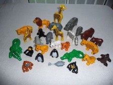 LEGO DUPLO Tiere für ZOO aussuchen - Pinguin Krokodil Elefant Löwe Tiger Reh uvm