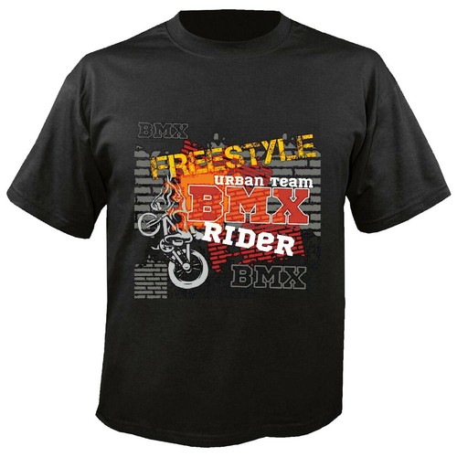Shirt bmx team rider - t-shirt,