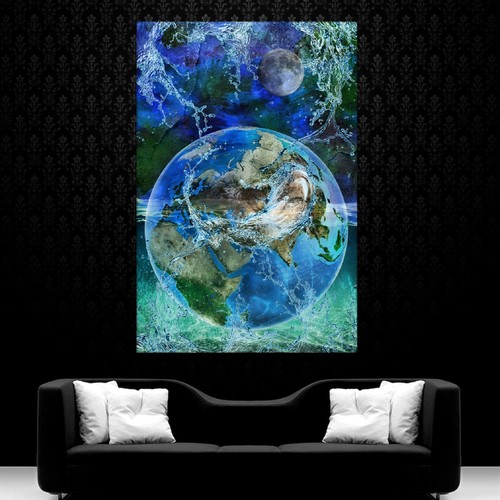 Leinwand bild xxl welt erde - leinwand,