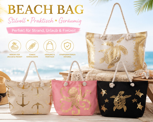 Xxl strandtasche maritime - strandtasche,
