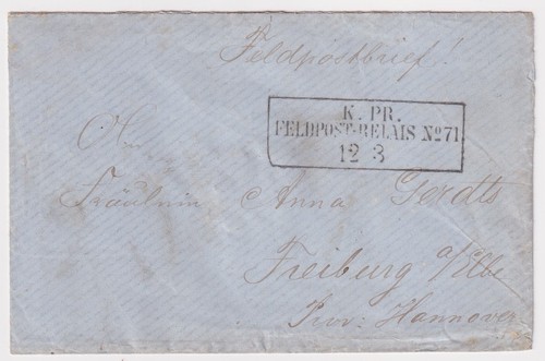 Preussen feldpostbrief - preussen,