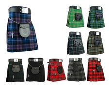 Schottischer Herren Kilt traditioneller Highland Kleid Rock Kilts Tartan