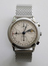 Herrenuhr Chronograph Michel Herbelin ETA Valjoux 7750 Automatik-Uhrwerk 