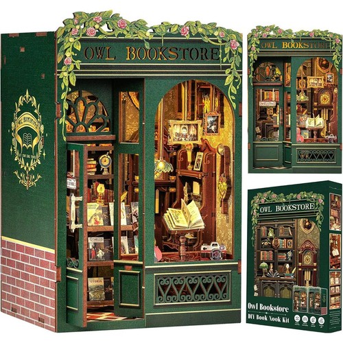 Owl bookstore book nook - bookstore,