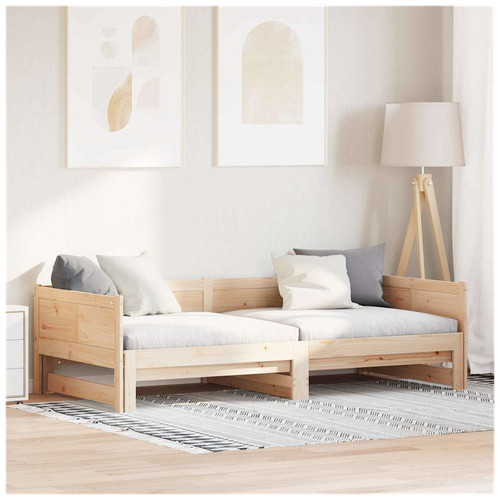 Tagesbett natur massiv kiefer - massiv,