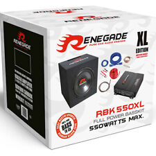 Renegade 550 Watt car hifi Set Komplettanlage Auto Subwoofer Verstärker RBK550XL