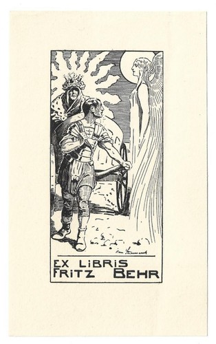 Hans stubenrauch exlibris - hans,