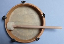 Sonor Percussion - Handtrommel mit Schlegel - Naturfell - Trommel - Hand Drum