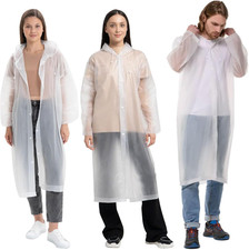 3 Stück Regenponcho Eva