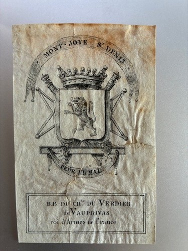 Exlibris verdier von - exlibris, du