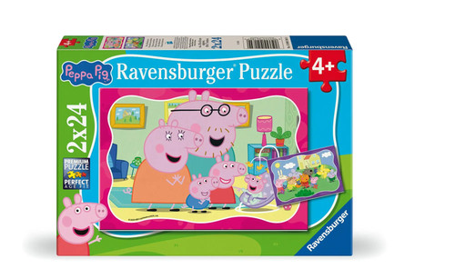 Kinderpuzzle 2x24 teile - 2x24,