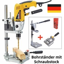 Bohrmaschinenständer mit Schraubstock Bohrständer Ständer für Bohrmaschine DHL