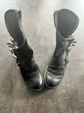 A.S. 98 Airstep Stiefelette, Gr. 38 schwarz, mit tollen Details und Nieten, neu 