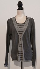 PULLOVER GRAU GR. M/L IN