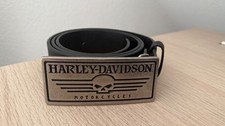 Harley Davidson® Gürtelschnalle an  Levi’s Ledergürtel Größe L (38-40) ca. 41“